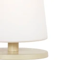 Steinhauer Lampe de table ANCILLA à 1 flamme, petit E27 IP20, crème 