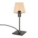 Steinhauer Lampe de table ANCILLA à 1 flamme, grand E14 IP20, cacao 