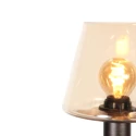 Steinhauer Lampe de table ANCILLA à 1 flamme, grand E14 IP20, cacao 
