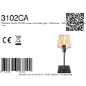 Steinhauer Lampe de table ANCILLA à 1 flamme, grand E14 IP20, cacao 