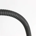 Mexlite floor lamp SERPENT with flex arm, with touch dimmer IP20, steel brushed dimmable