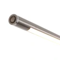 Mexlite floor lamp SERPENT with flex arm, with touch dimmer IP20, steel brushed dimmable