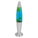 Mexlite Lampe de table VOLCAN avec interrupteur, conique E14 IP20, acier brossé 