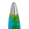 Mexlite Lampe de table VOLCAN avec interrupteur, conique E14 IP20, acier brossé 