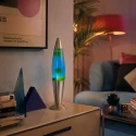 Mexlite Lampe de table VOLCAN avec interrupteur, conique E14 IP20, acier brossé 