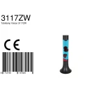Mexlite table lamp VOLCAN cylindrical, with switch E14 IP20, black matt 