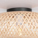 anne light & home Luminaire de plafond MAZE E27 IP20, bambou clair gradable