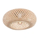 anne light & home Luminaire de plafond MAZE E27 IP20, bambou clair gradable