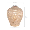 Lampe de table MAZE avec interrupteur E27 IP20
