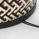 anne light & home table lamp MAZE with switch E27 IP20, bamboo light, black 