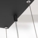Steinhauer Luminaire à suspension TØR 6 flammes, avec tablette IP20, noir mat gradable