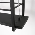 Steinhauer Luminaire à suspension TØR 6 flammes, avec tablette IP20, noir mat gradable