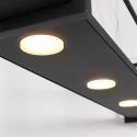 Steinhauer Luminaire à suspension TØR 6 flammes, avec tablette IP20, noir mat gradable