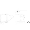 Steinhauer Luminaire à suspension TØR 6 flammes, avec tablette IP20, noir mat gradable