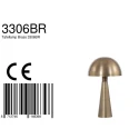 Steinhauer Lampe de table PIMPERNEL Bas, rond, avec interrupteur, avec prise de courant, conique E27 IP20, bronze 