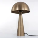 Steinhauer Lampe de table PIMPERNEL Bas, rond, avec interrupteur, avec prise de courant, conique E27 IP20, bronze 
