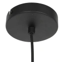 anne light & home pendant luminaire FLINTER 1 flame, cylindrical, direct / indirect E27 IP20, black matt dimmable