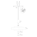 anne light & home pendant luminaire FLINTER 1 flame, cylindrical, direct / indirect E27 IP20, black matt dimmable