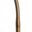 Mexlite Lampadaire PLATU avec bras flexible, avec variateur tactile IP20, bronze gradable