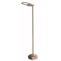 Mexlite Lampadaire PLATU avec bras flexible, avec variateur tactile IP20, bronze gradable
