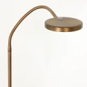 Mexlite Lampadaire PLATU avec bras flexible, avec variateur tactile IP20, bronze gradable