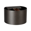 Steinhauer wall luminaire MURO 1 flame, round G9 IP20, cocoa dimmable