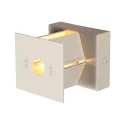 Steinhauer wall luminaire MURO 1 flame, round G9 IP20, creme dimmable