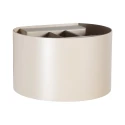 Steinhauer wall luminaire MURO 1 flame, round G9 IP20, creme dimmable