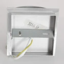 Steinhauer Luminaire mural MURO haut bas, angulaire, cylindrique, réglable G9 IP20, acier brossé gradable
