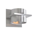 Steinhauer Luminaire mural MURO haut bas, angulaire, cylindrique, réglable G9 IP20, acier brossé gradable