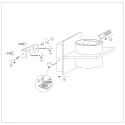 Steinhauer Luminaire mural MURO haut bas, angulaire, cylindrique, réglable G9 IP20, acier brossé gradable