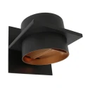 wall luminaire MURO up / down, square, cylindrical, adjustable G9 IP20, black matt dimmable