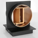 Steinhauer wall luminaire MURO up / down, square, cylindrical, adjustable G9 IP20, black matt dimmable