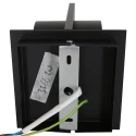 Steinhauer wall luminaire MURO up / down, square, cylindrical, adjustable G9 IP20, black matt dimmable