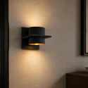 Steinhauer wall luminaire MURO up / down, square, cylindrical, adjustable G9 IP20, black matt dimmable