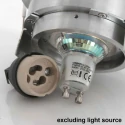 Steinhauer Lumière encastrée PÉLITE SPOT rond, rigide, reculer GU10 IP20, acier brossé gradable
