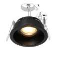 Steinhauer Lumière encastrée PÉLITE SPOT rond, rigide, reculer GU10 IP20, blanc mat gradable