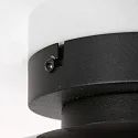 Steinhauer ceiling luminaire REFLEXION E27 IP20, black dimmable