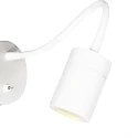 Mexlite wall luminaire UPROUND 1 flame GU10 IP20, white 