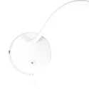 Mexlite wall luminaire UPROUND 1 flame GU10 IP20, white 