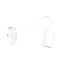 Mexlite wall luminaire UPROUND 1 flame GU10 IP20, white 
