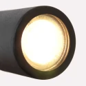 Mexlite Luminaire mural UPROUND à 1 flamme GU10 IP20, noir 