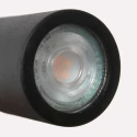 Mexlite Luminaire mural UPROUND à 1 flamme GU10 IP20, noir 
