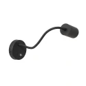 Mexlite Luminaire mural UPROUND à 1 flamme GU10 IP20, noir 