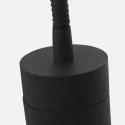 Mexlite Luminaire mural UPROUND à 1 flamme GU10 IP20, noir 