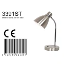 Steinhauer Lampe de table SPRING inclinable E27 IP20, acier 