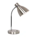 Steinhauer Lampe de table SPRING inclinable E27 IP20, acier 