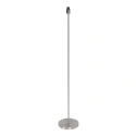 Lampadaire NOOR à 1 flamme, sans abat-jour E27 IP20, acier gradable