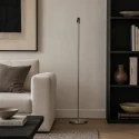 Mexlite Lampadaire NOOR à 1 flamme, sans abat-jour E27 IP20, acier gradable
