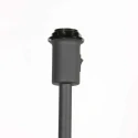 Mexlite floor lamp NOOR 1 flame E27 IP20, black dimmable